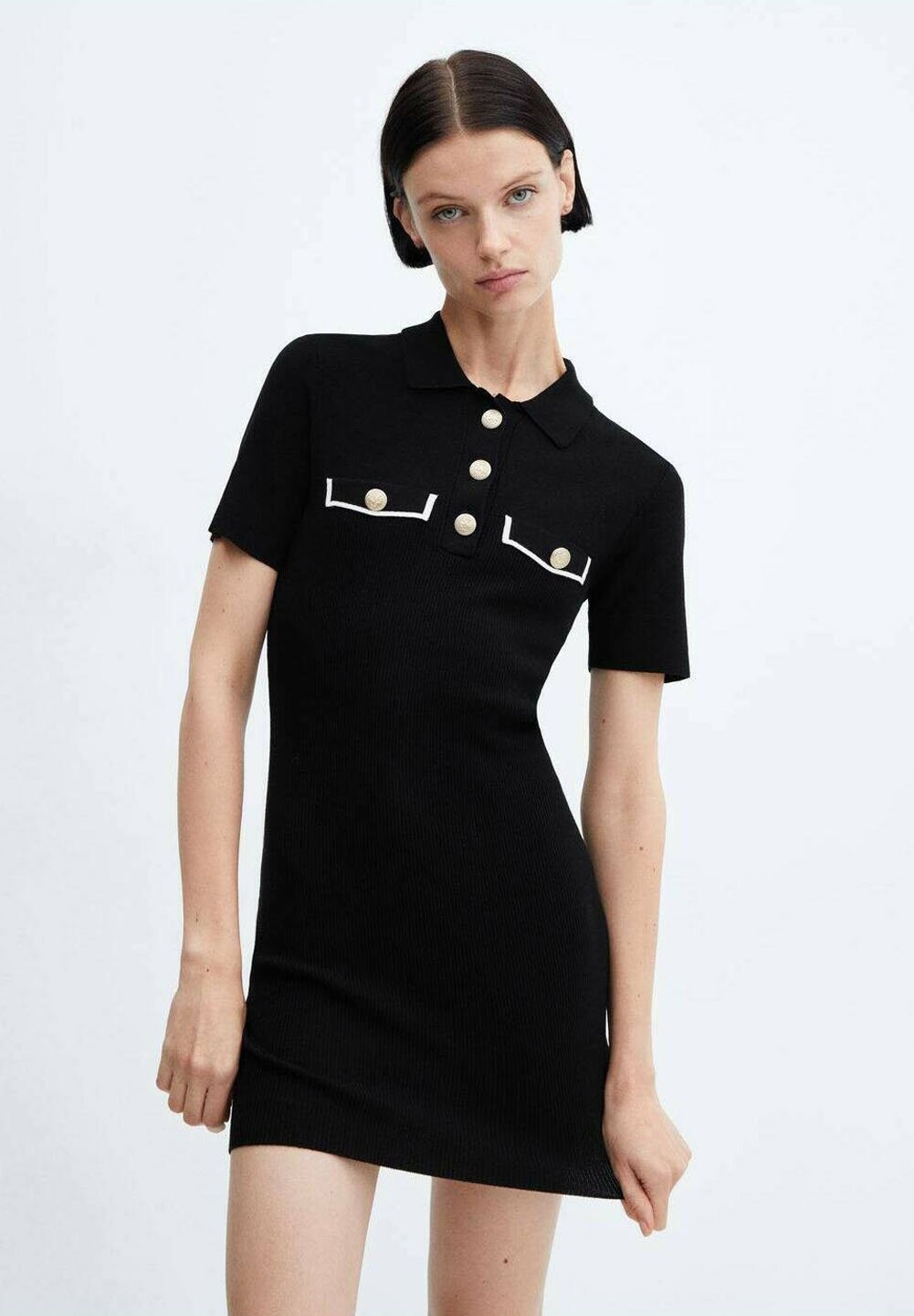 

Трикотажное платье LADY-H Mango, черный