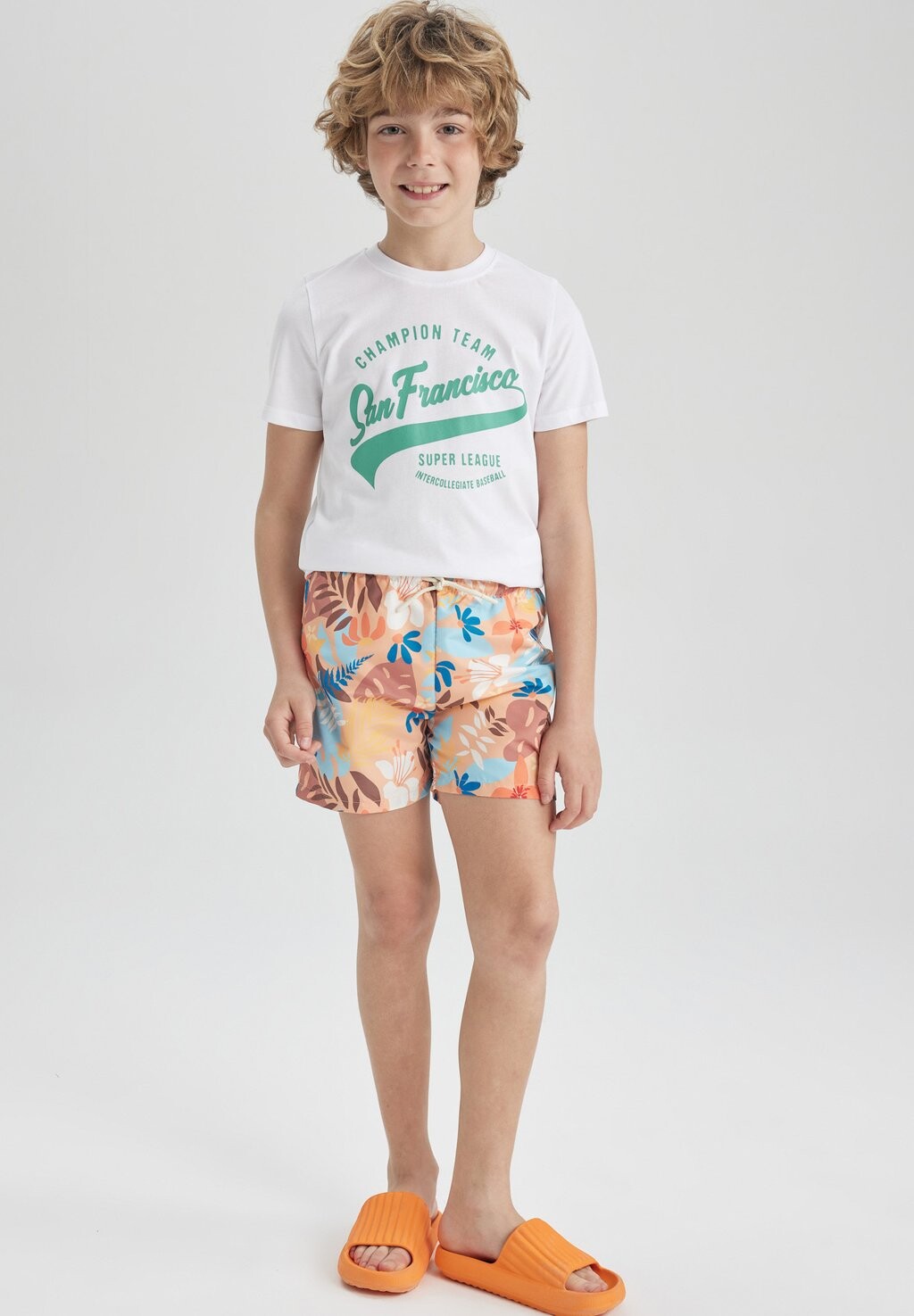 

Футболка с принтом REGULAR FIT DeFacto, цвет white