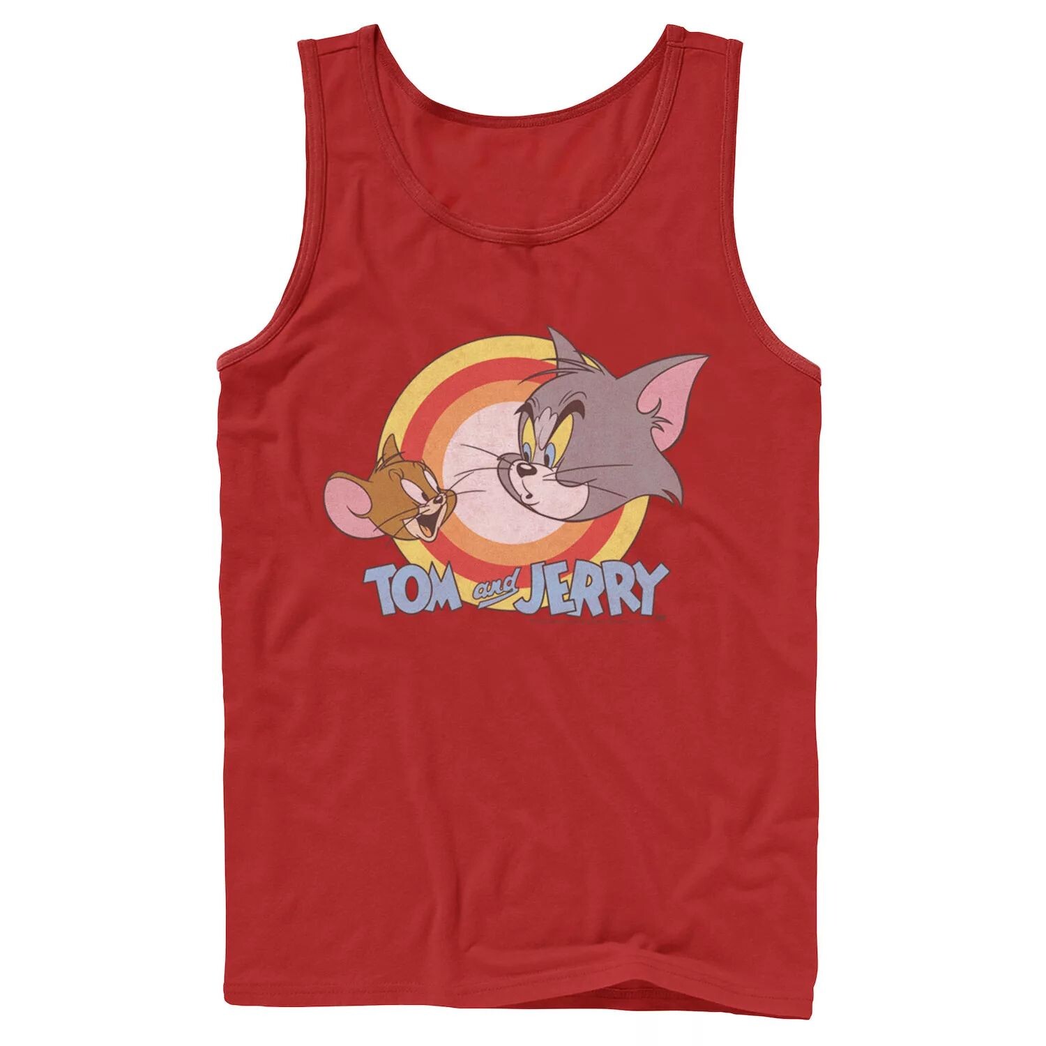 

Мужская футболка с лицом и логотипом Tom & Jerry Licensed Character