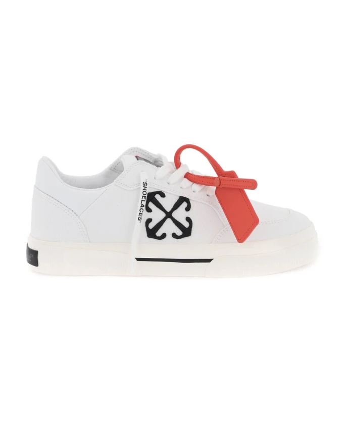 

Кроссовки из вулканизированной парусины с узором в виде стрелок Off White, белый