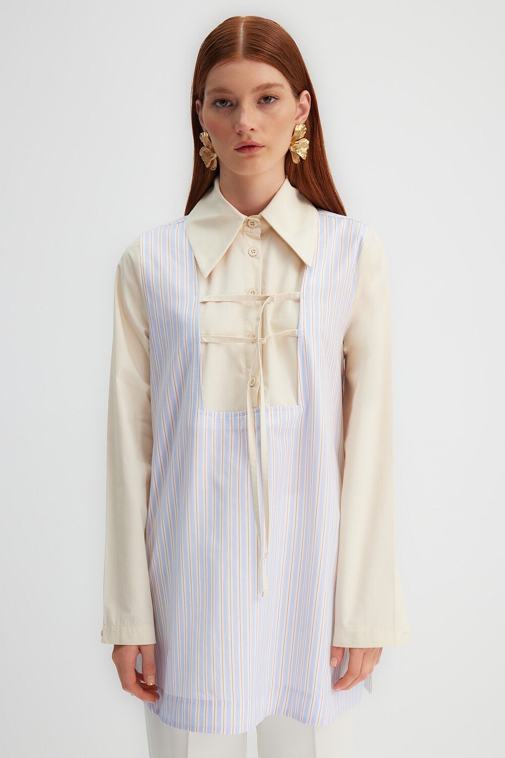 

Туника - Серый - Классический крой Trendyol Modest, серый
