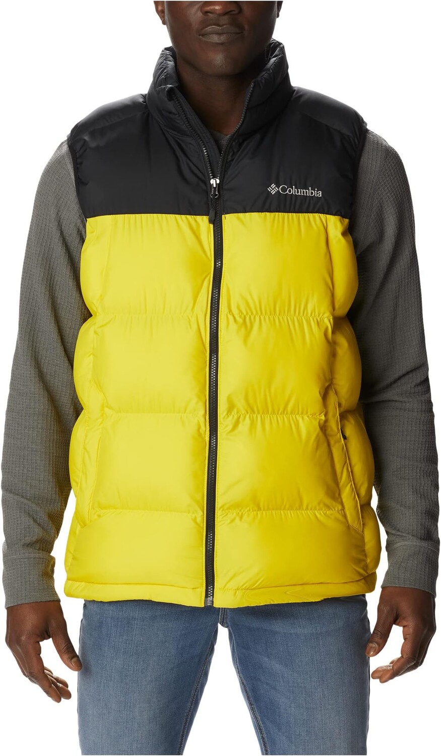 

Жилет с щучьим озером Columbia, цвет Laser Lemon/Black