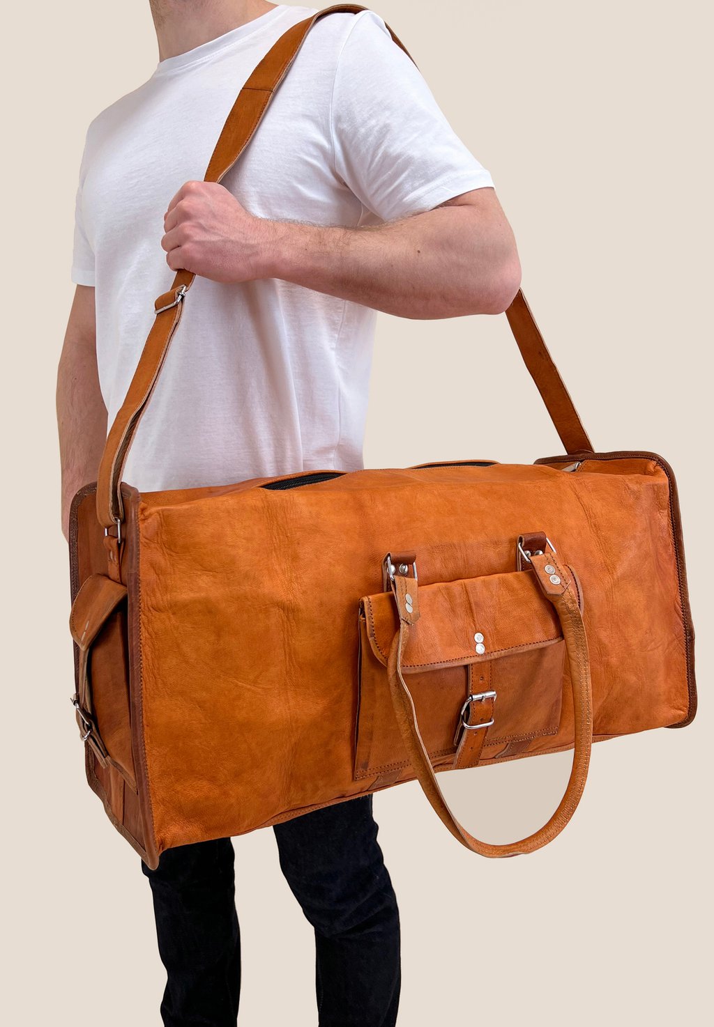 Дорожная сумка OSCAR Gusti Leder, цвет brown