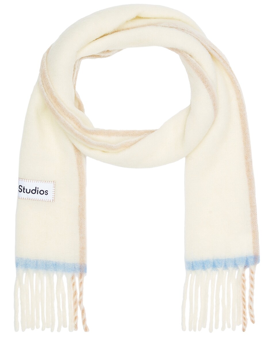 

Шарф Acne Studios, белый