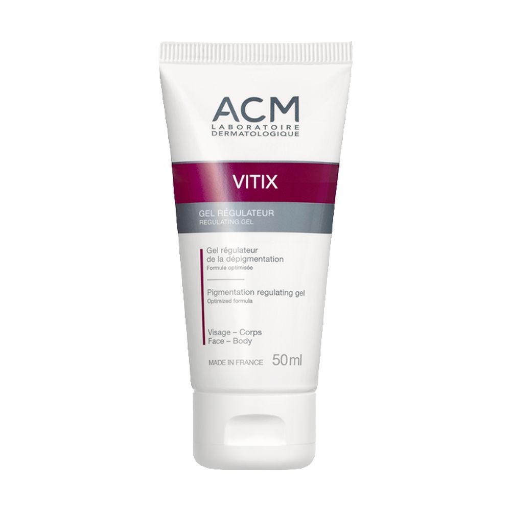 Крем против пятен на коже Vitix gel repigmentante Acm laboratories, 50 мл acm vitix regulating gel 20ml