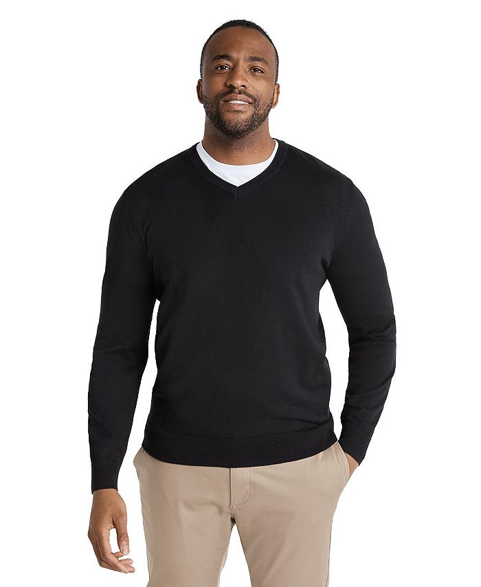 Мужской свитер Essential с v-образным вырезом Johnny Bigg, черный