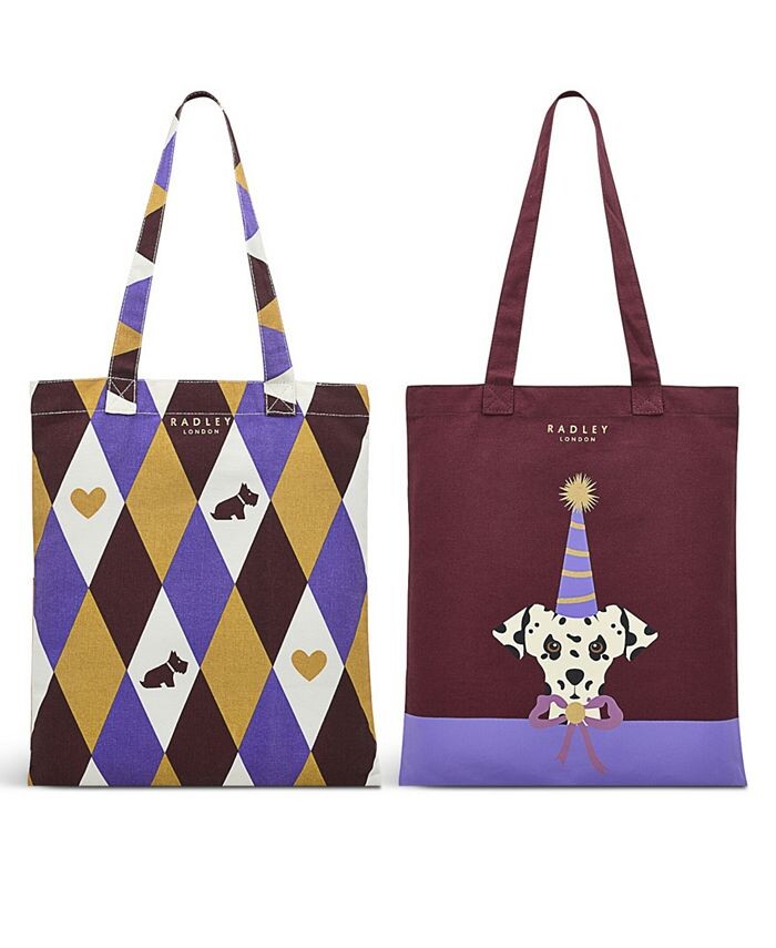 

Сумка-тоут среднего размера из 2 штук Radley Harlequin Radley London, красный