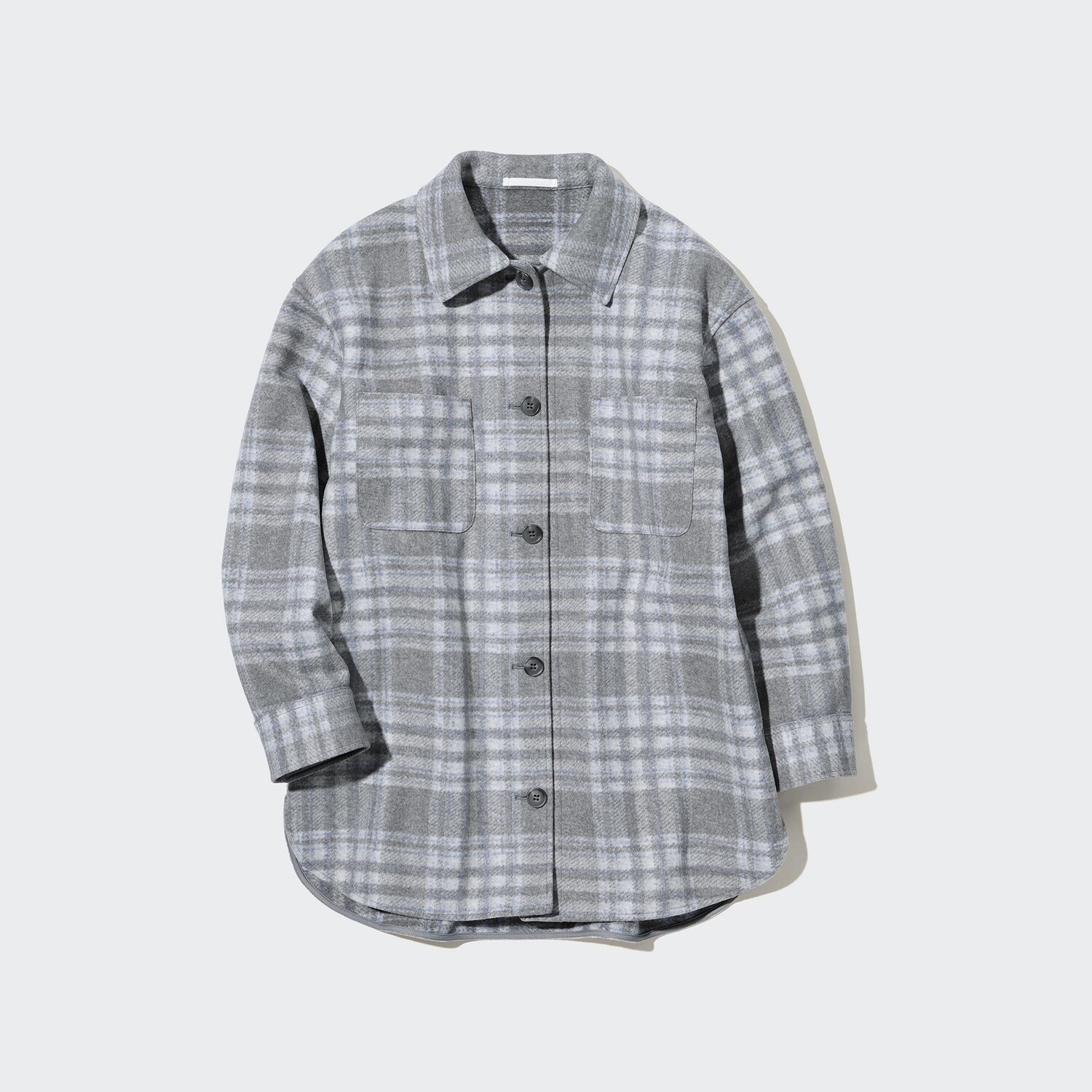 

Куртка-рубашка UNIQLO, серый