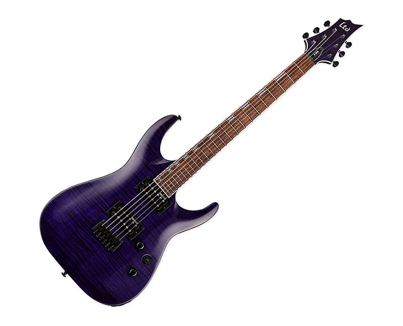 

Электрогитара ESP LTD H-200 FM Electric Guitar - See-thru Purple