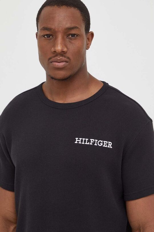

Хлопковая футболка для отдыха Tommy Hilfiger, черный
