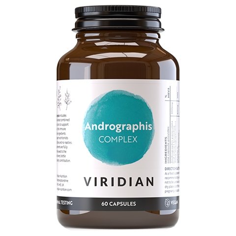 Комплекс Андрографис 60 капсул Viridian viridian комплекс адаптогенов максимальная сила 90 капсул