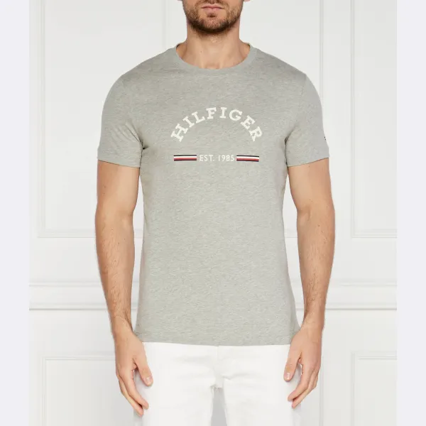 

Облегающая футболка Tommy Hilfiger, серый