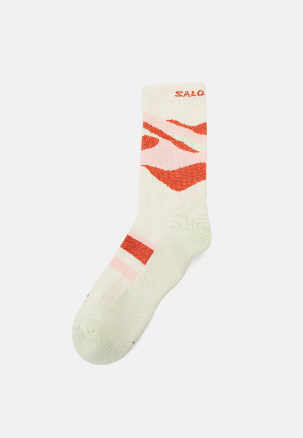 

Спортивные носки CREW Salomon, цвет aloe wash/atlantic deep/sunny