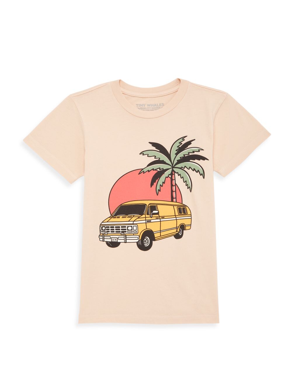 

Футболка Vanin' Little Boy's & Boy's Golden Age Of Radness Of Radness Tiny Whales, песочный