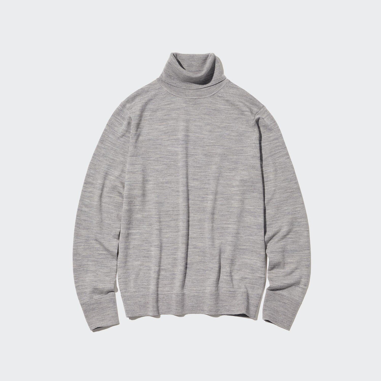 

Свитер Uniqlo женский из шерсти мериноса, серый