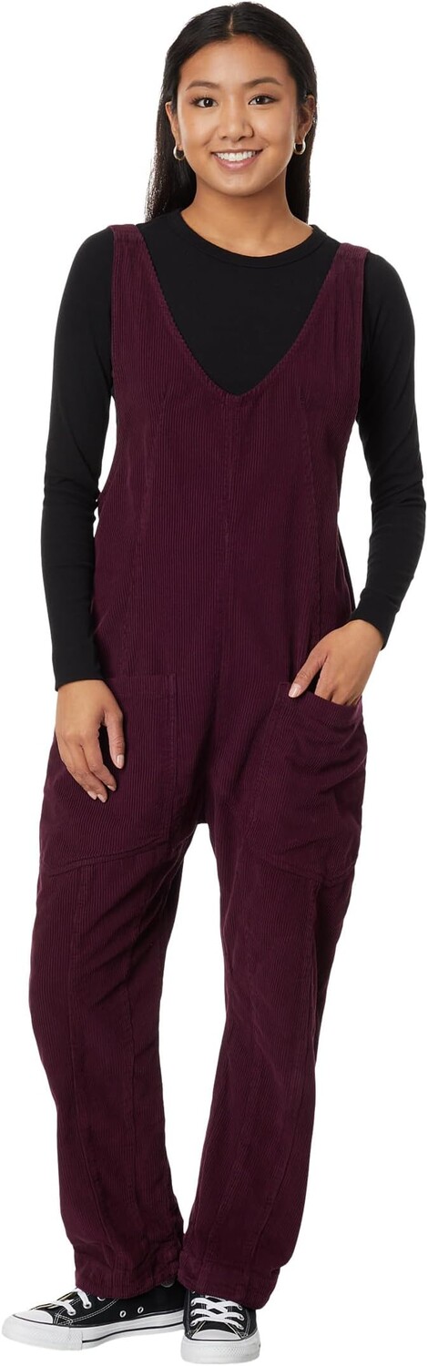 

Вельветовый комбинезон High Roller Free People, цвет Italian Plum
