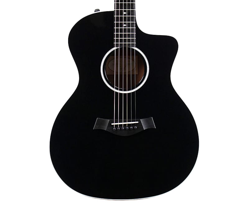 Акустическая гитара Taylor 214ce-BLK DLX Grand Auditorium Acoustic-Electric Guitar Black