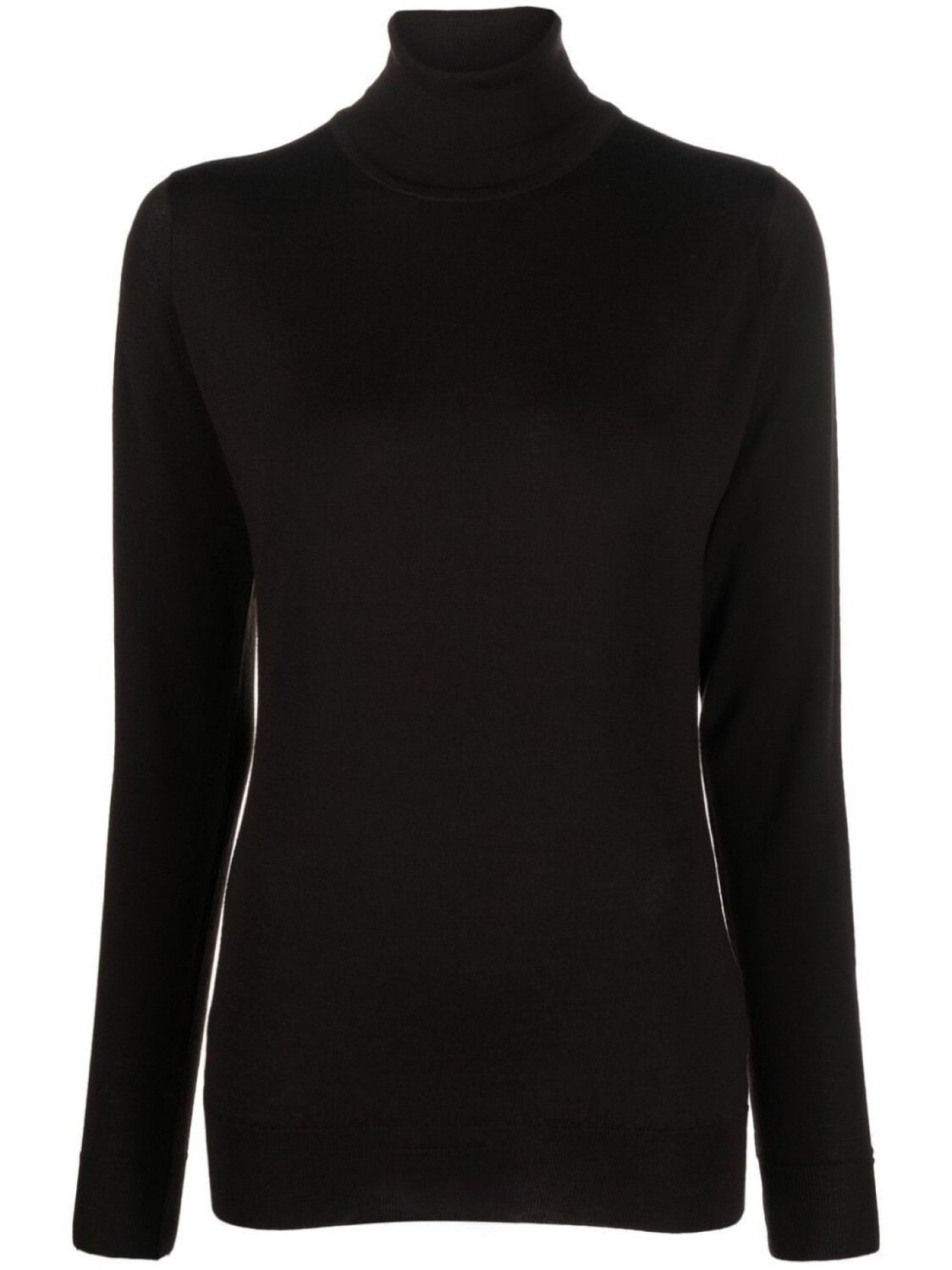 

John Smedley джемпер Catkin с высоким воротником, коричневый