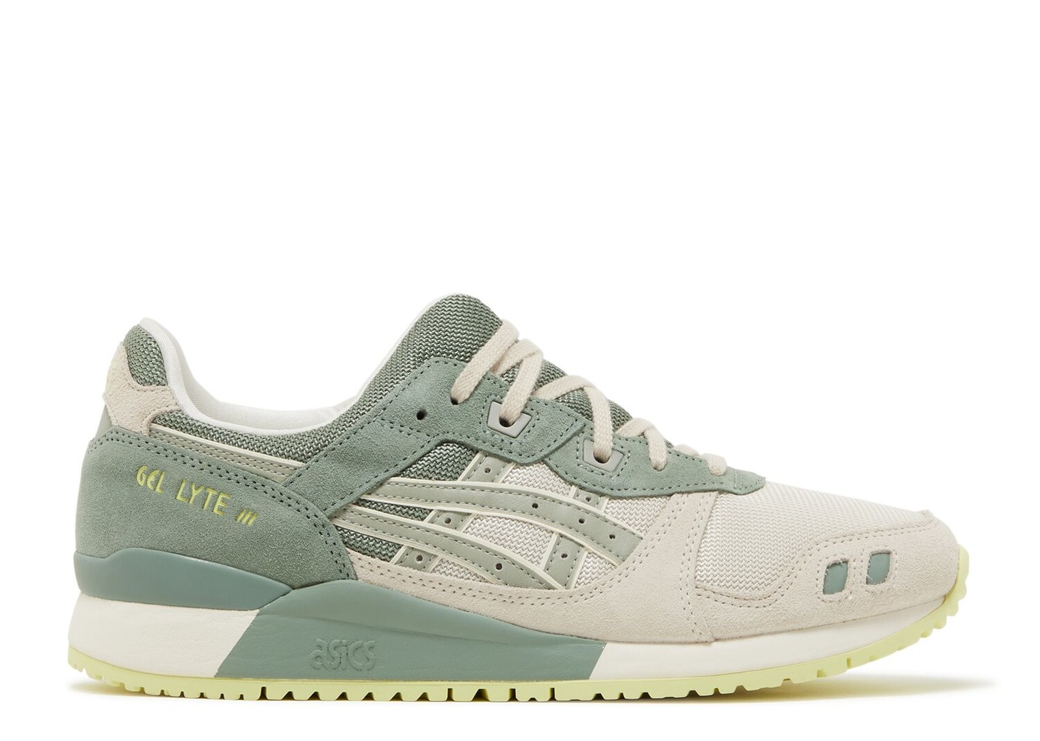 

Кроссовки ASICS Gel Lyte 3 Og 'Cream Olive Grey', кремовый, Бежевый
