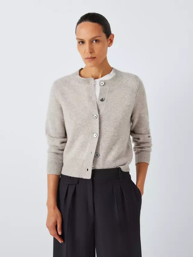 

Кардиган John Lewis Cashmere Lofty Knit, цвет toast