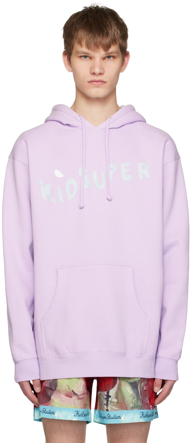 

Фиолетовый волнистый худи KidSuper