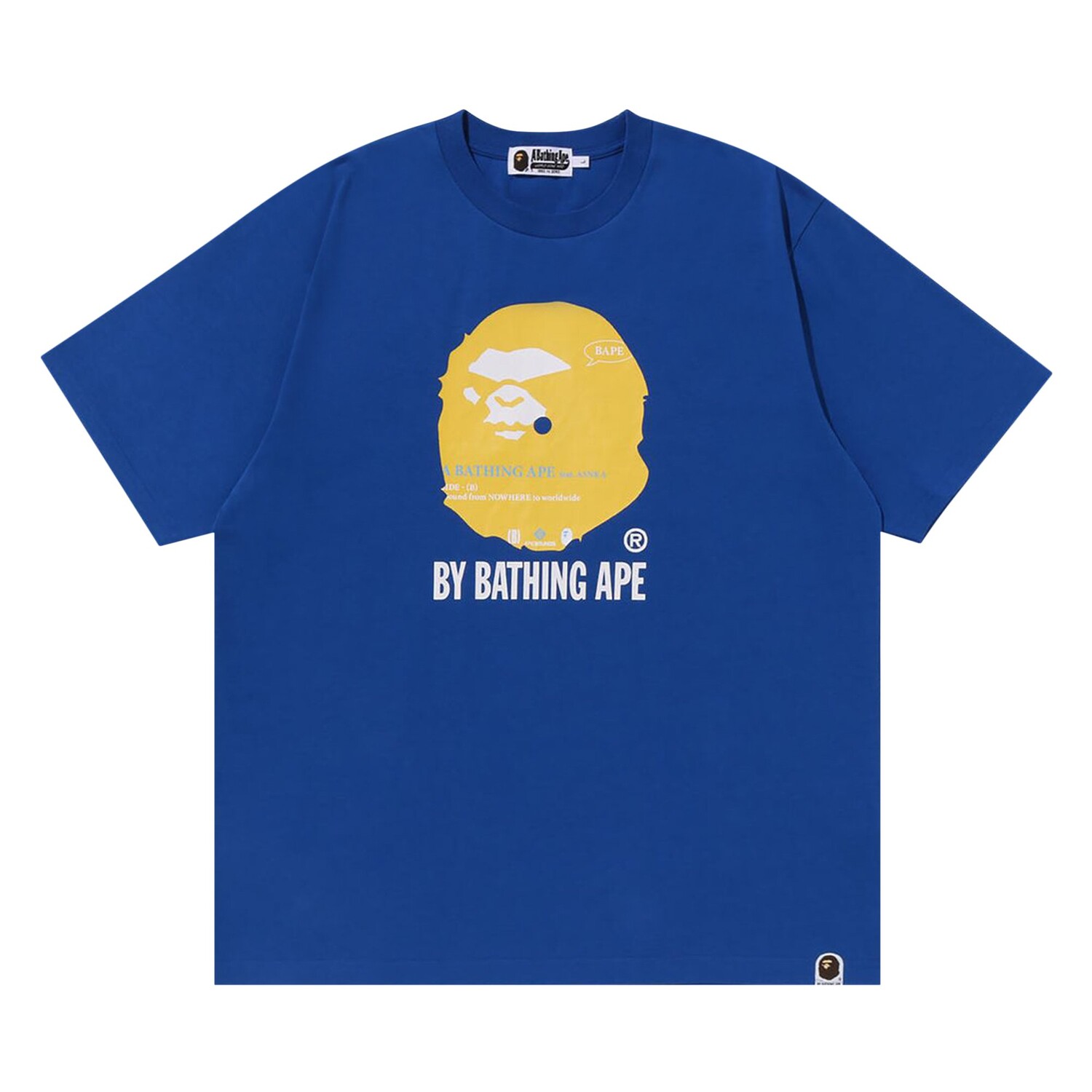 

Свободная футболка BAPE By Bathing Ape, синяя