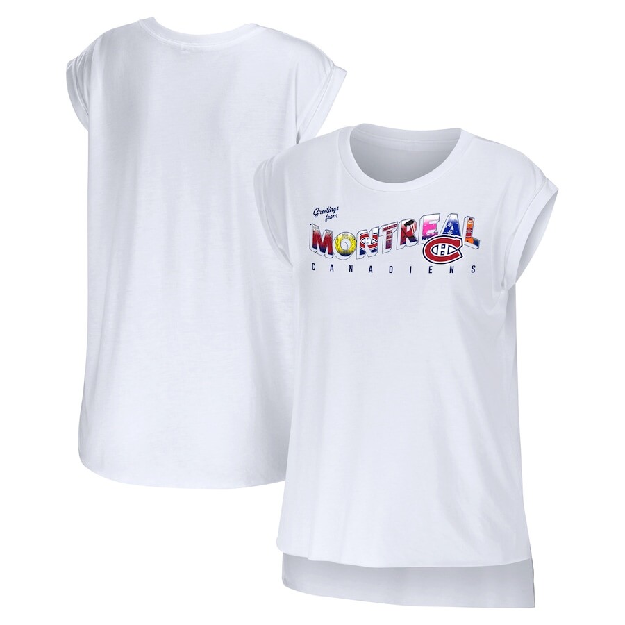 

Топ WEAR by Erin Andrews Montreal Canadiens, белый