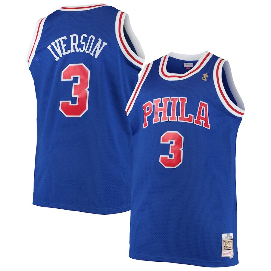 

Джерси Mitchell & Ness Philadelphia 76Ers, роял