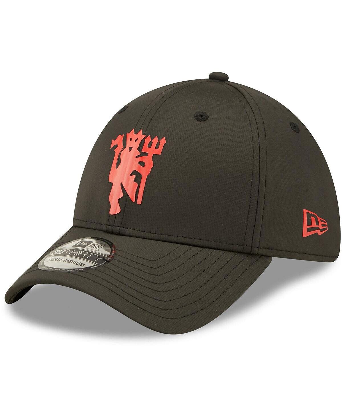 

Мужская черная кепка Manchester United Quill Tech 39THIRTY Flex. New Era