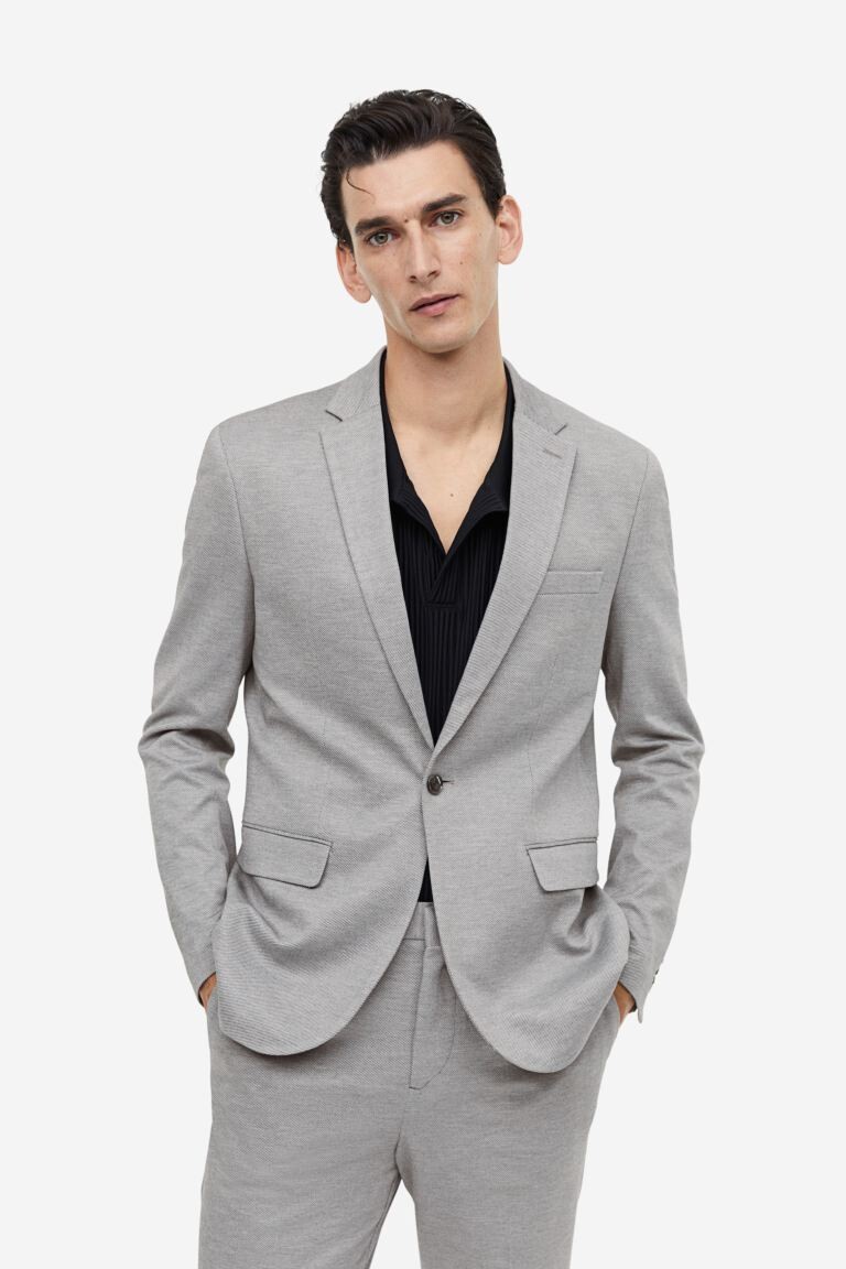 

Жакет из джерси приталенного кроя H&M
