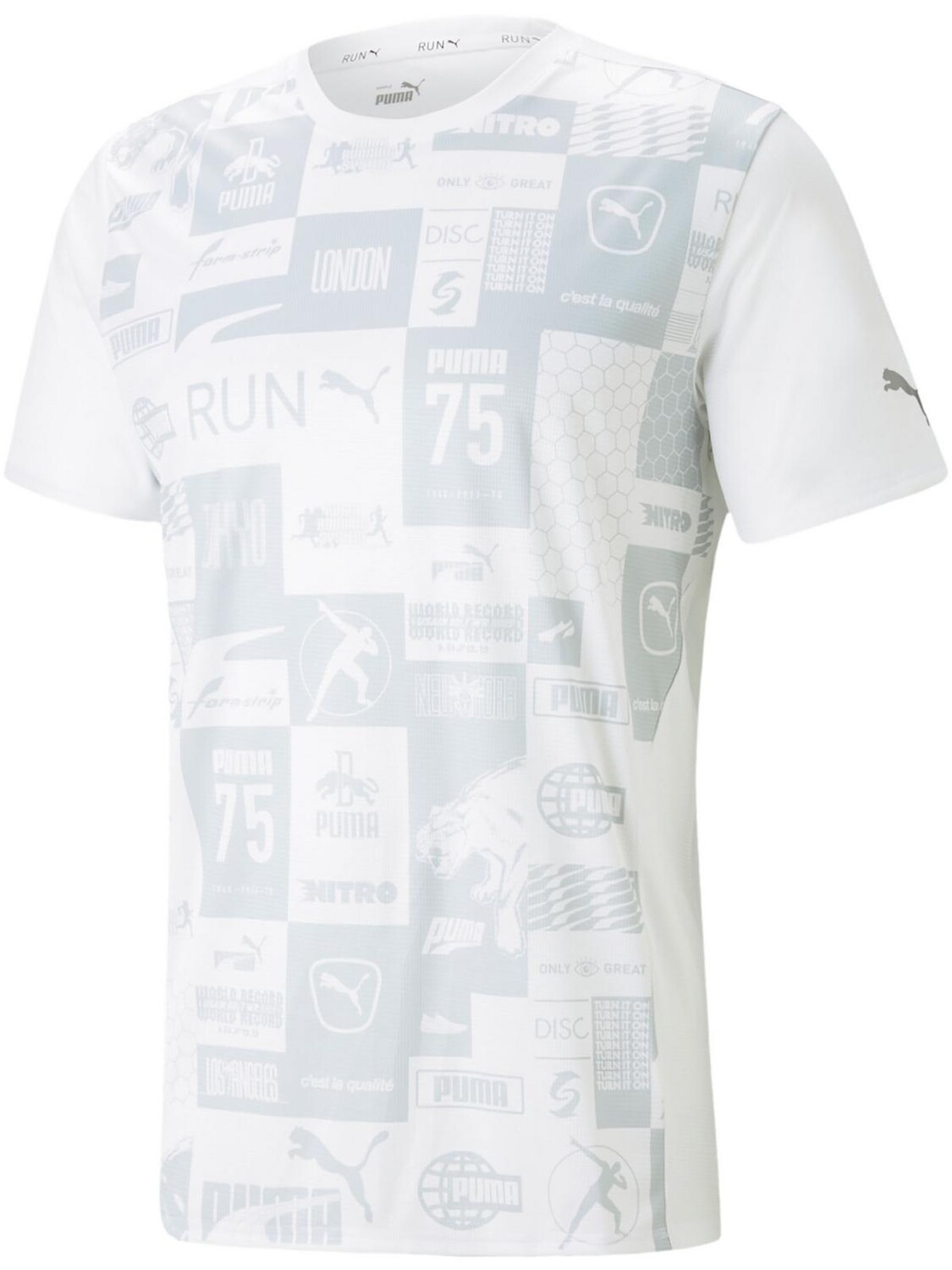 

Мужские рубашки и топы для фитнеса для бега Puma, белый