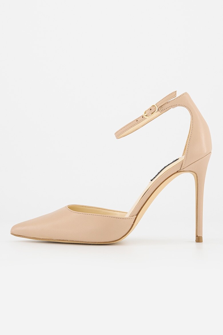 

Кожаные туфли Faiz на высоком каблуке Nine West, бежевый