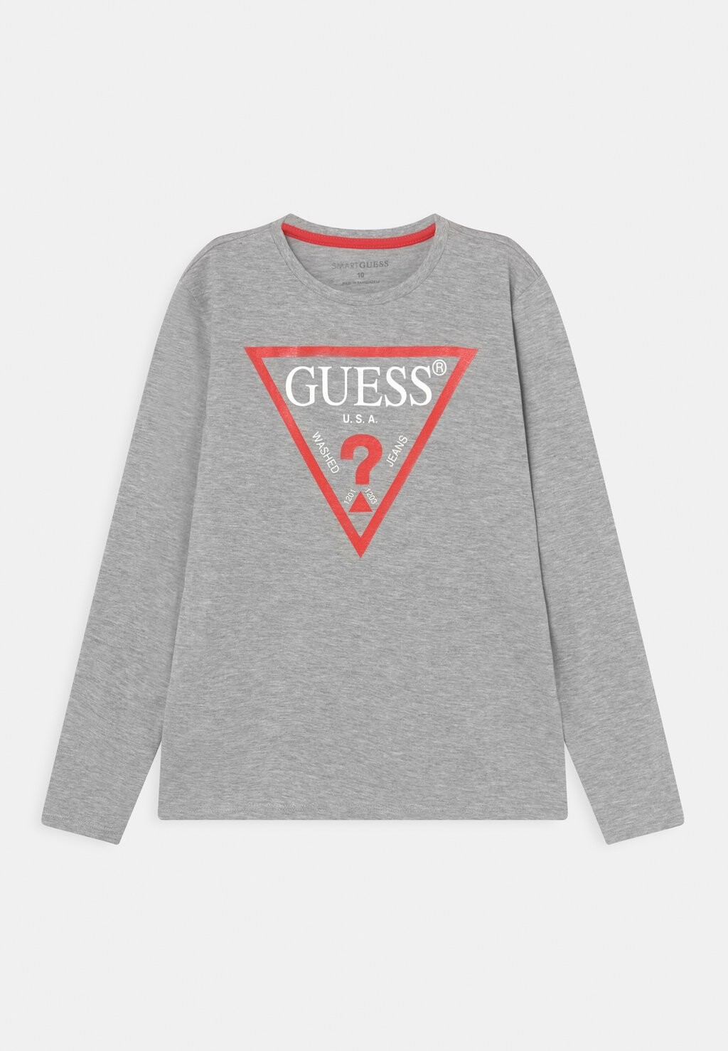 

Топ с длинными рукавами JUNIOR CORE Guess, цвет light heather grey