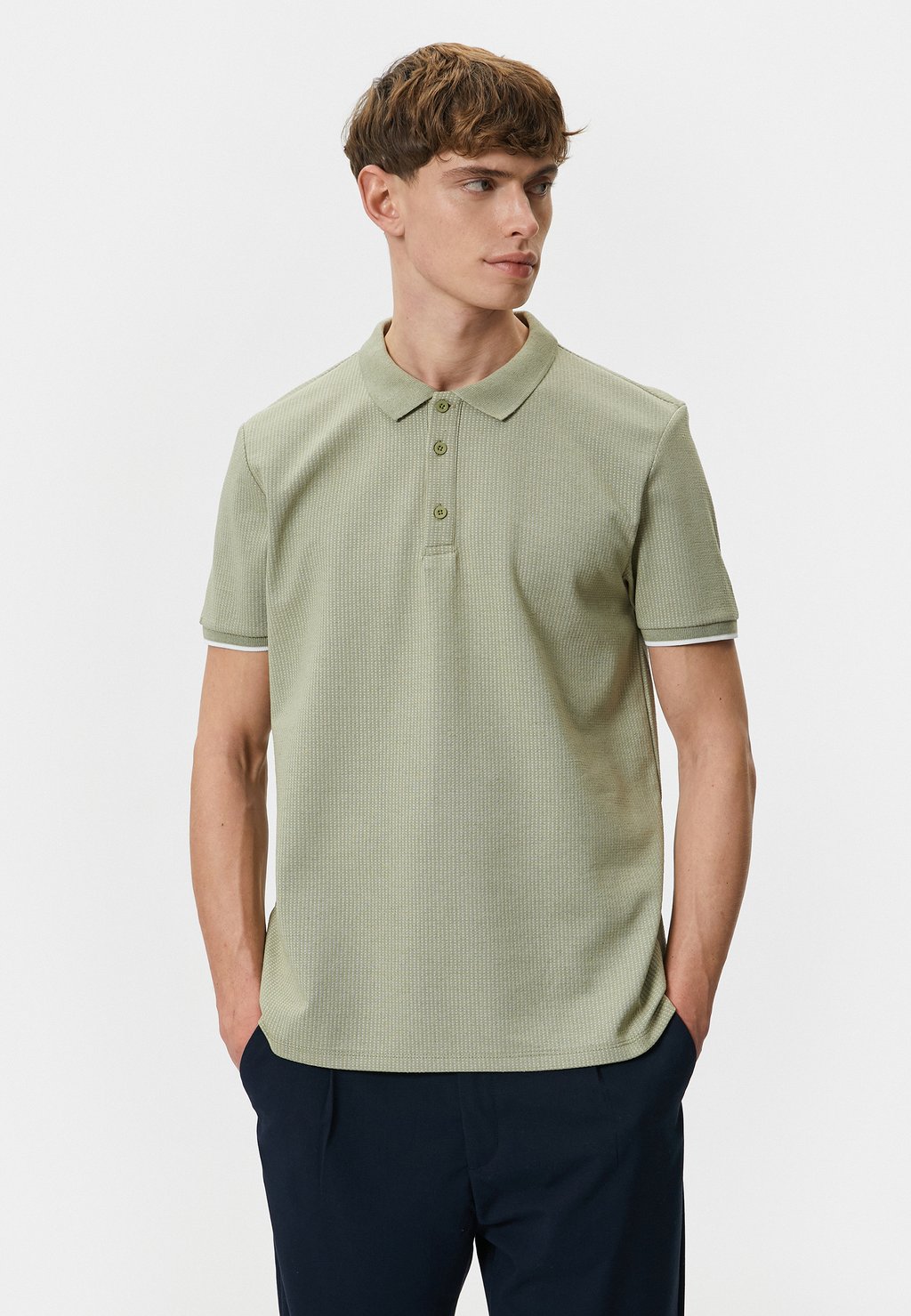 цена Рубашка-поло SHORT SLEEVE Koton, цвет green