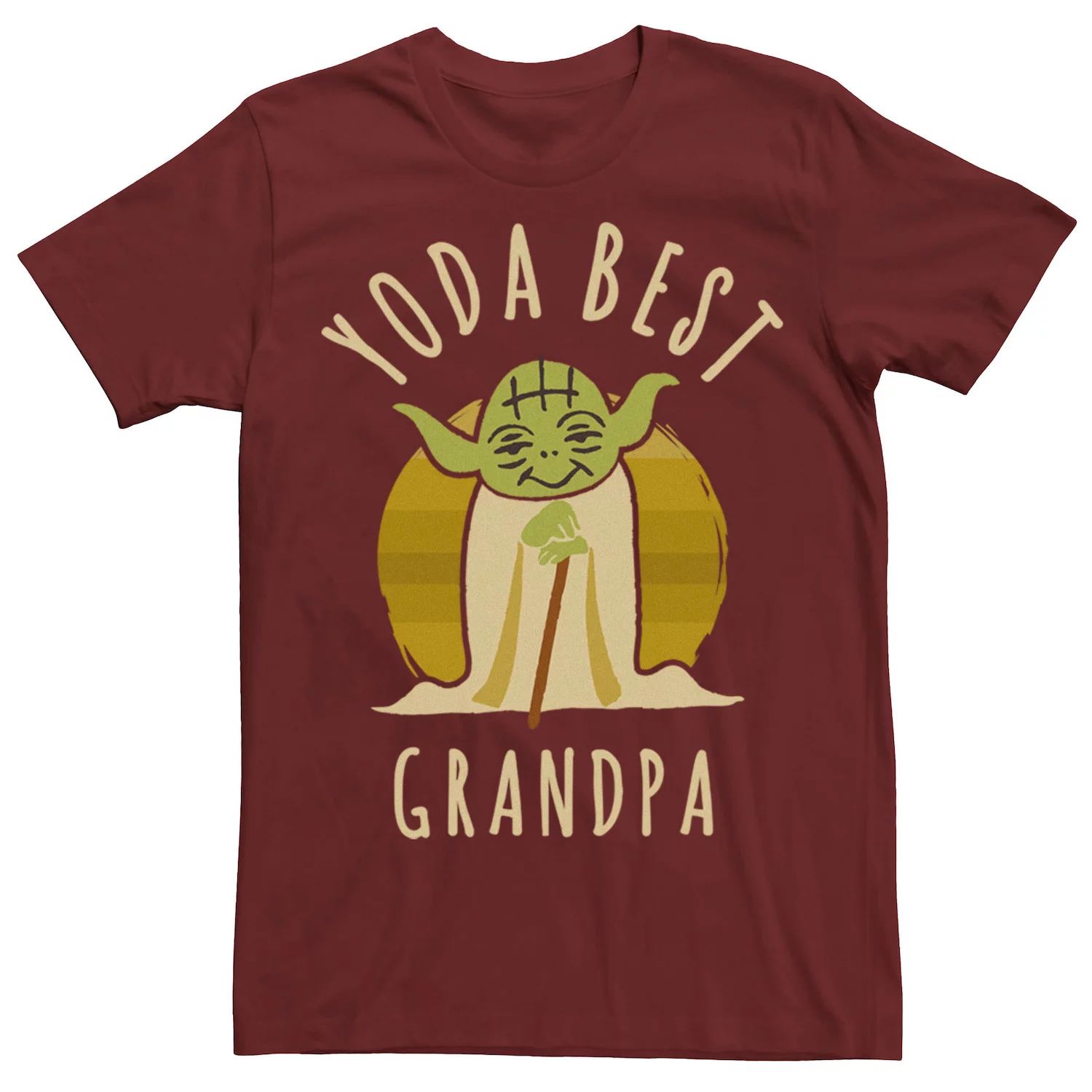 цена Мужская футболка Yoda Best Grandpa с рисунком Йоды Star Wars