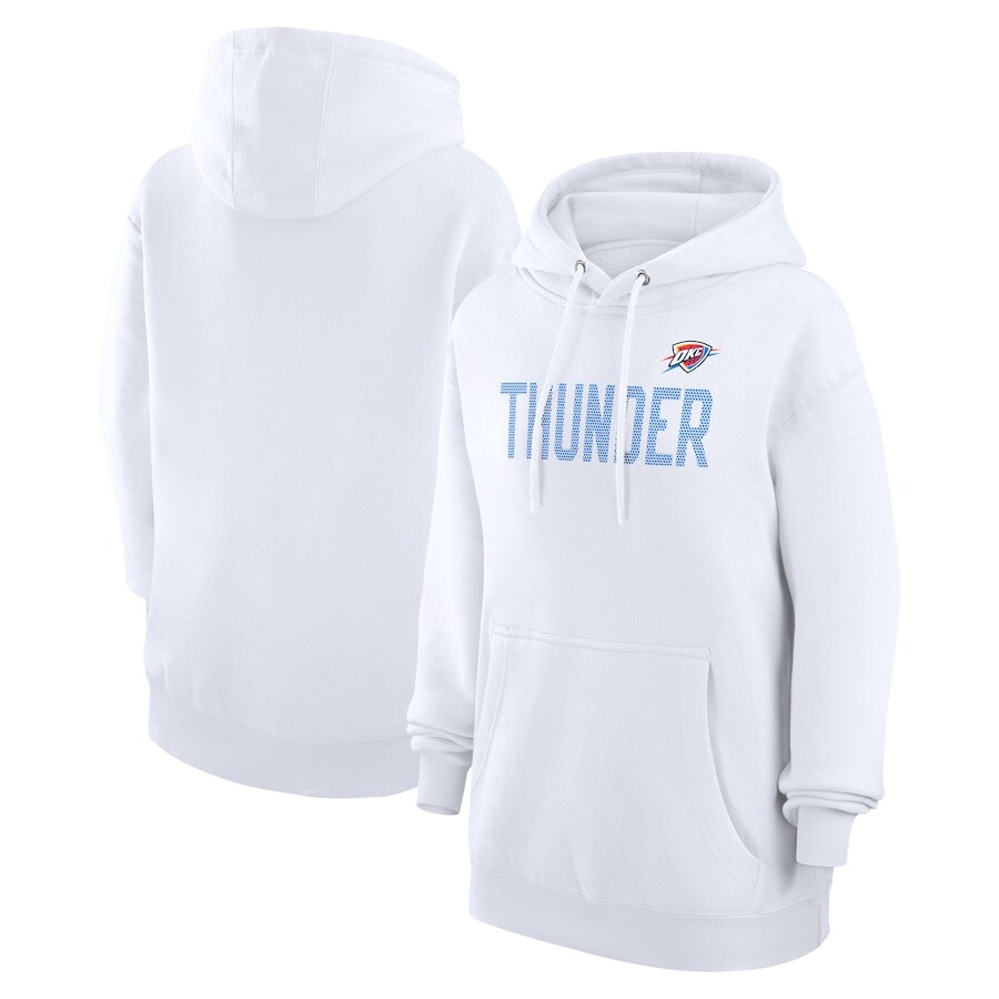 

Пуловер с капюшоном G-III 4Her by Carl Banks Oklahoma City Thunder, белый