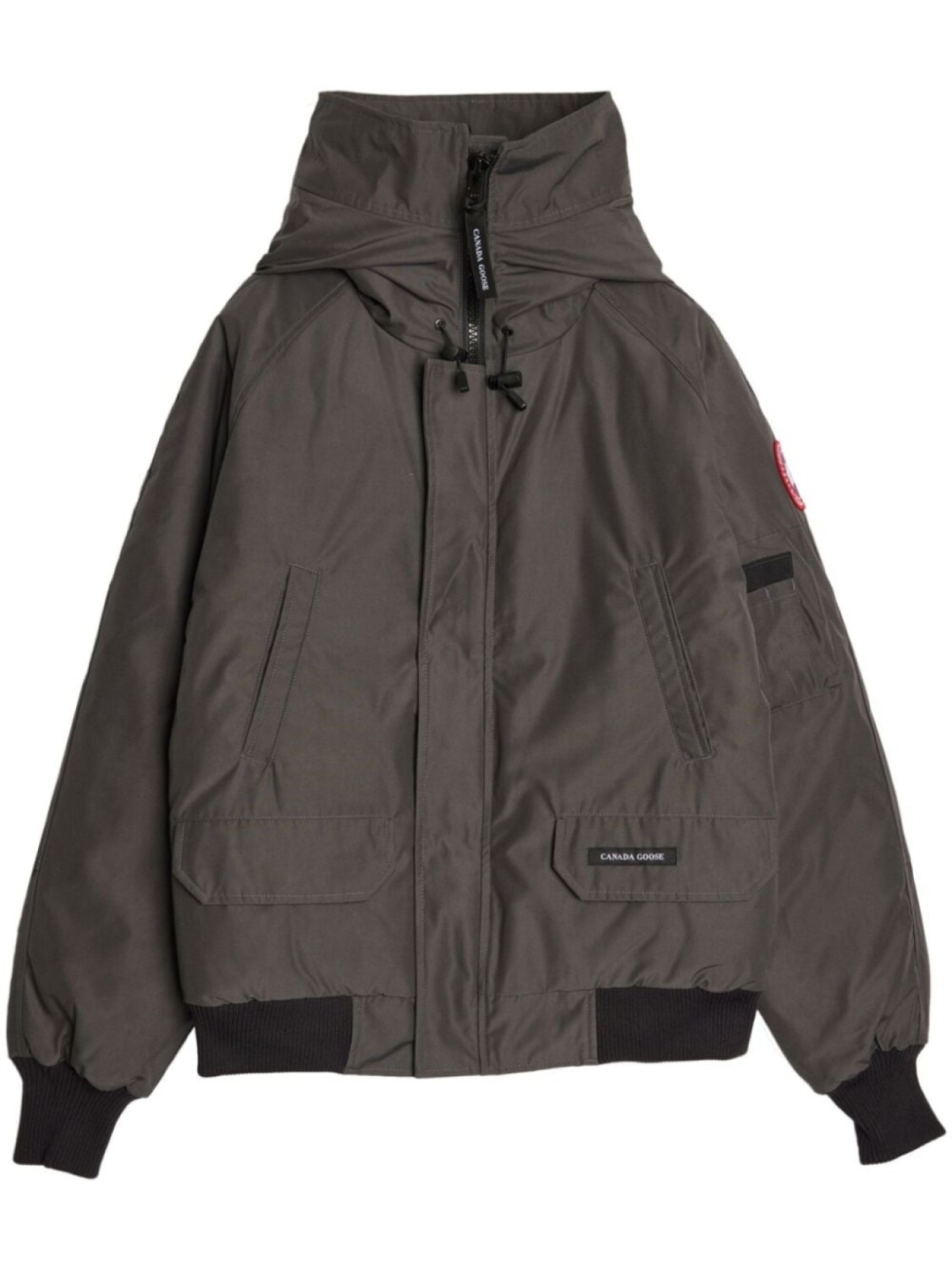 

Canada Goose бомбер Chilliwack с капюшоном, серый