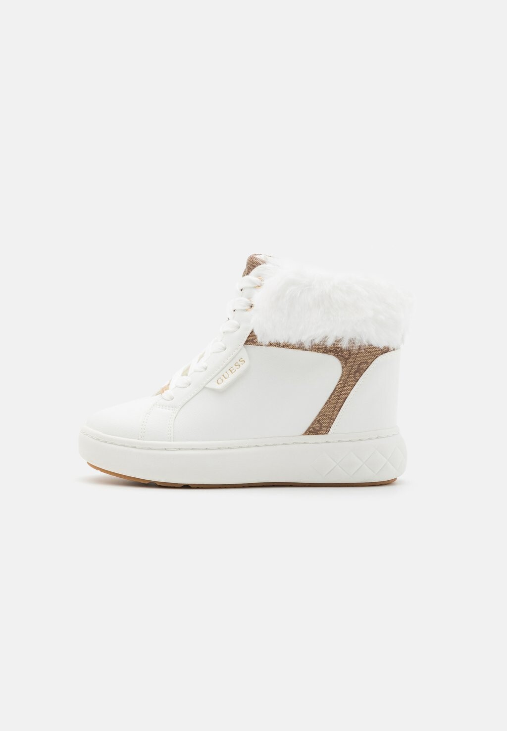

Кроссовки altas Guess РОКСАНА, цвет white/beige/brown