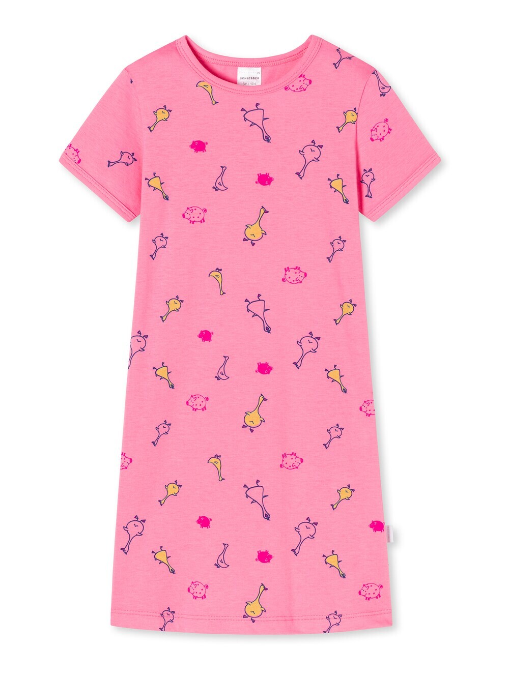 

Ночная рубашка Schiesser Girls World, розовый