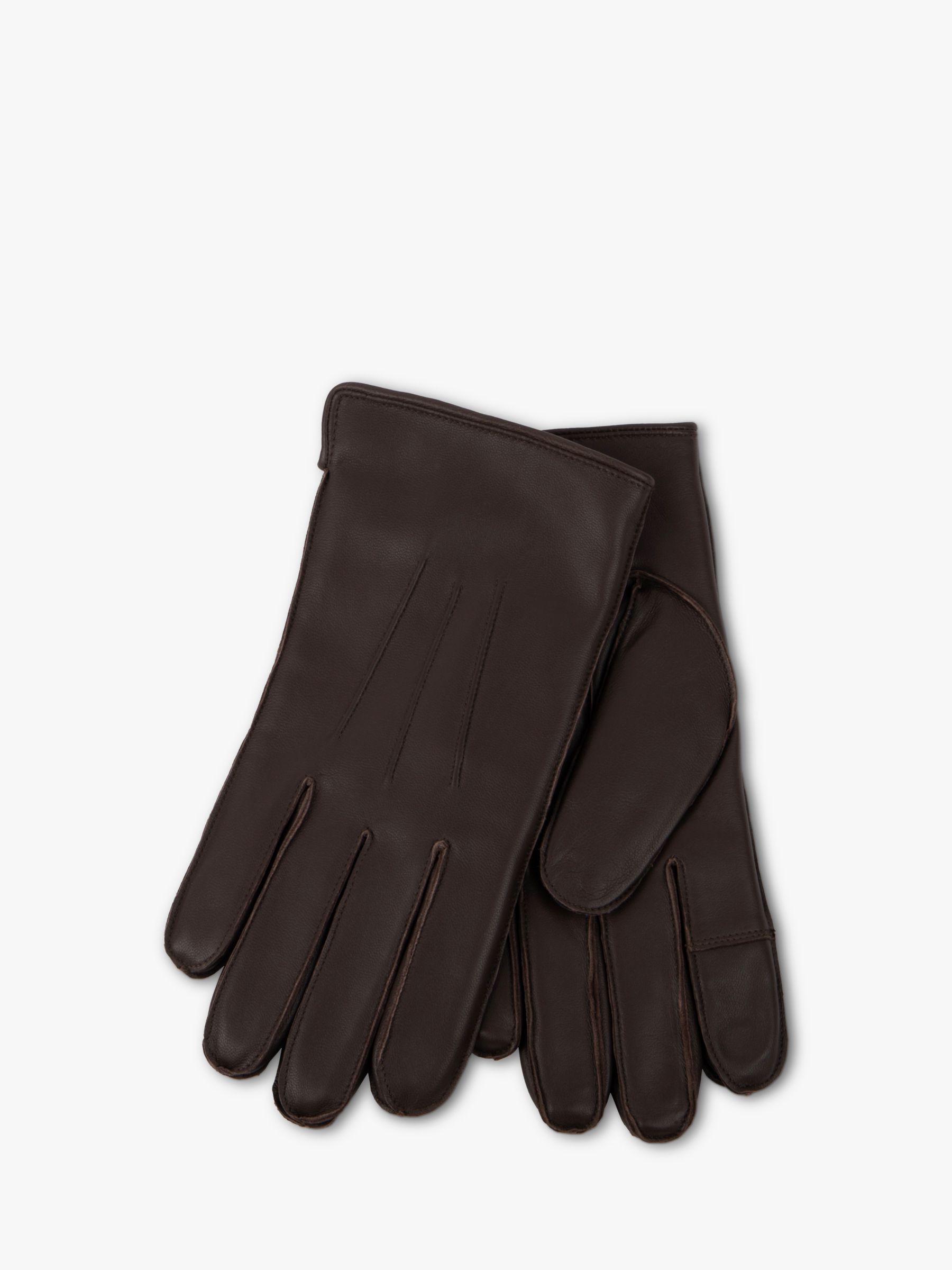 Кожаные перчатки премиум-класса с тремя точками totes, шоколад кожаные перчатки премиум класса с тремя точками totes черный