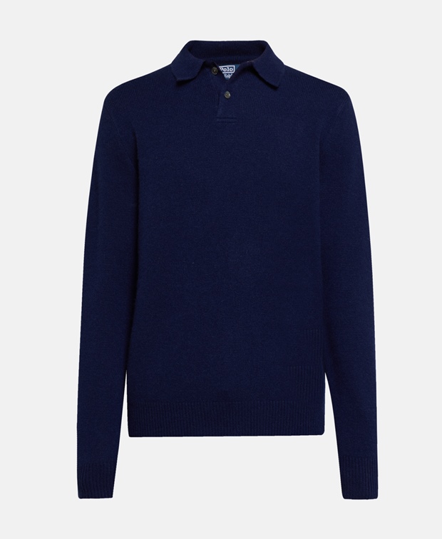 Кашемировый пуловер , темно-синий Polo Ralph Lauren