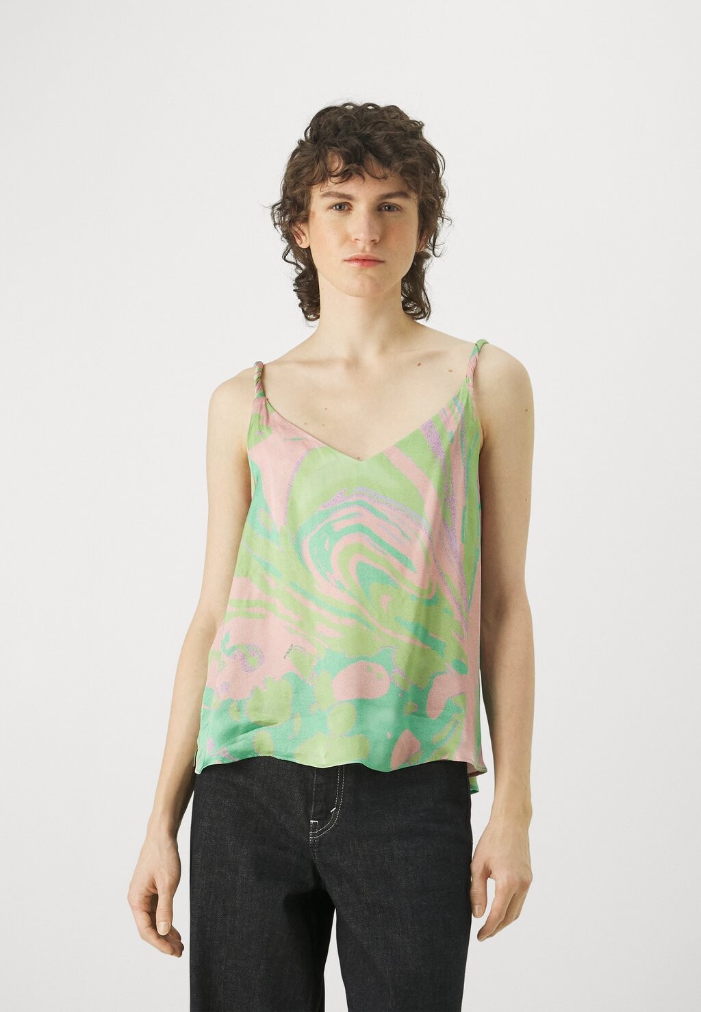 

Топ Pinko ТАЛИЯ, цвет verde/rosa