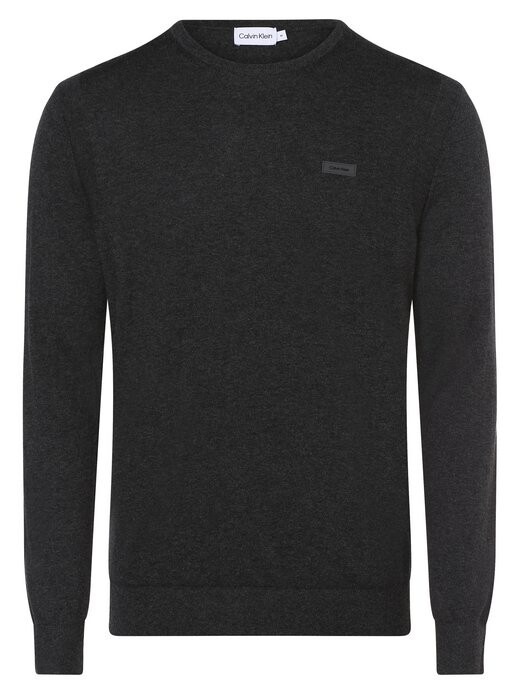 

Свитер с содержанием шелка Calvin Klein, серый