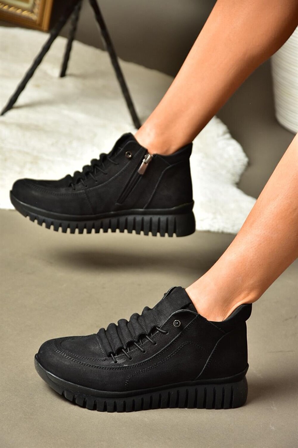 

R5554111 Черные женские ботинки Fox Shoes, Черный
