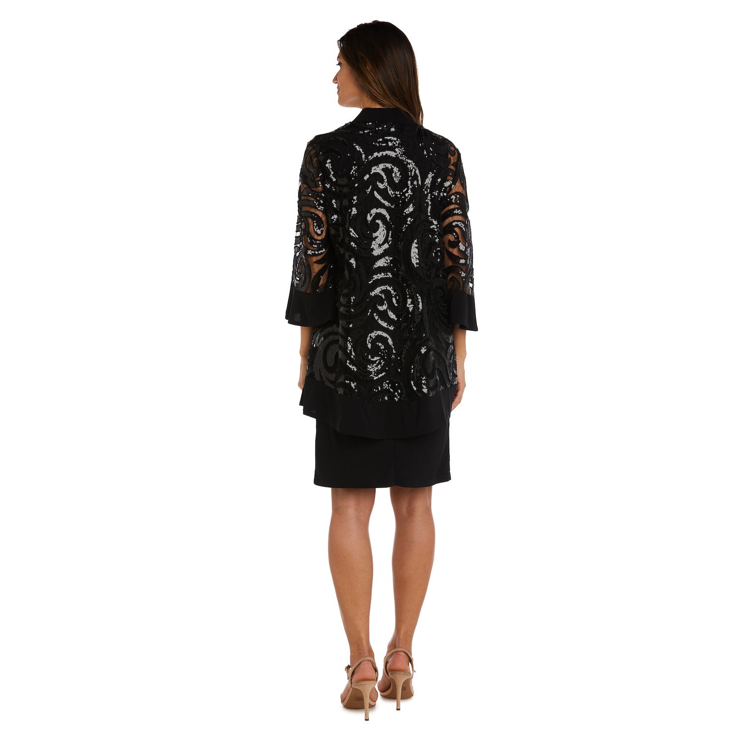 цена Комплект из двух предметов: куртка и платье Petite R&M Richards R&M Richards, черный