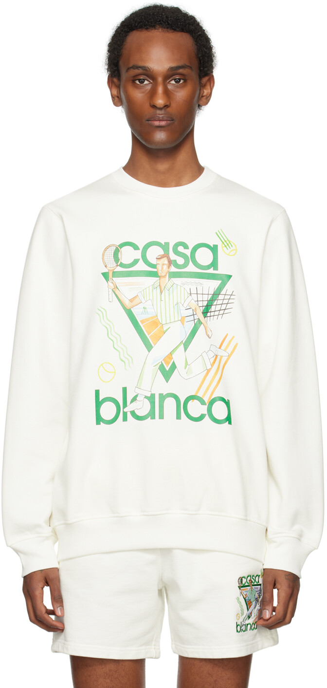 

Белоснежный свитшот Le Jeu Casablanca, цвет Off-white