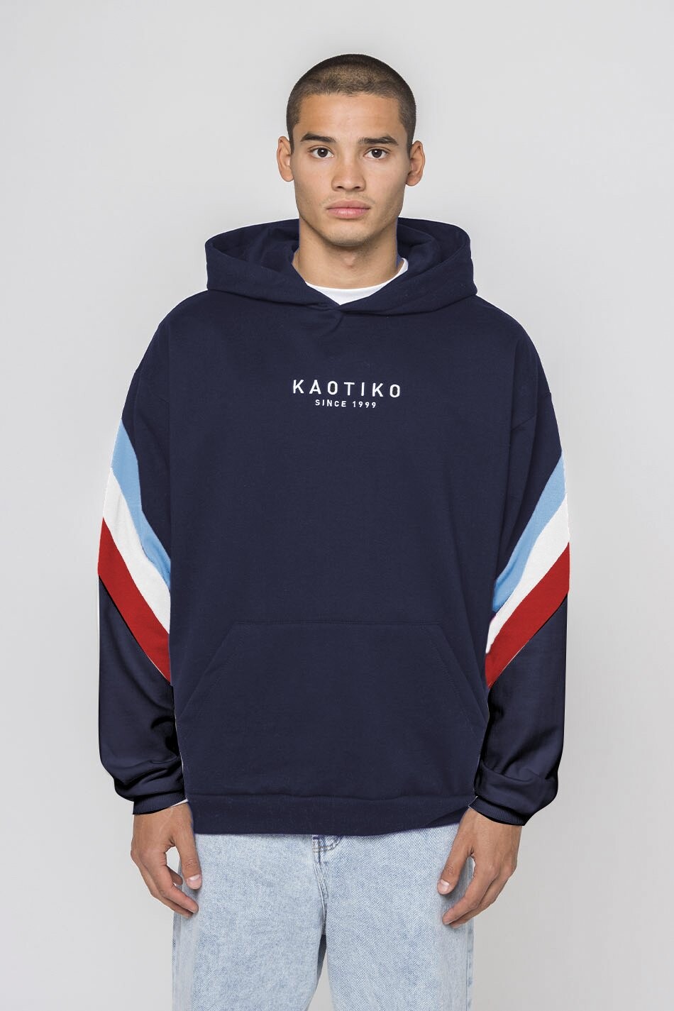

Толстовка SUD CAP WALKER UNISEX Kaotiko, цвет navy/celeste