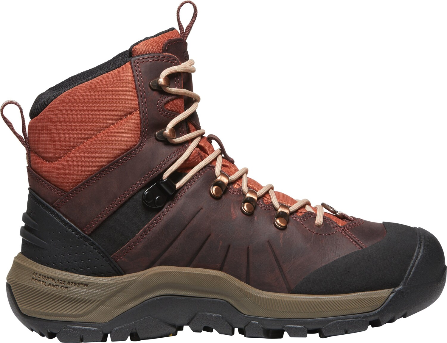 

Ботинки Revel IV Mid Polar — женские KEEN, красный