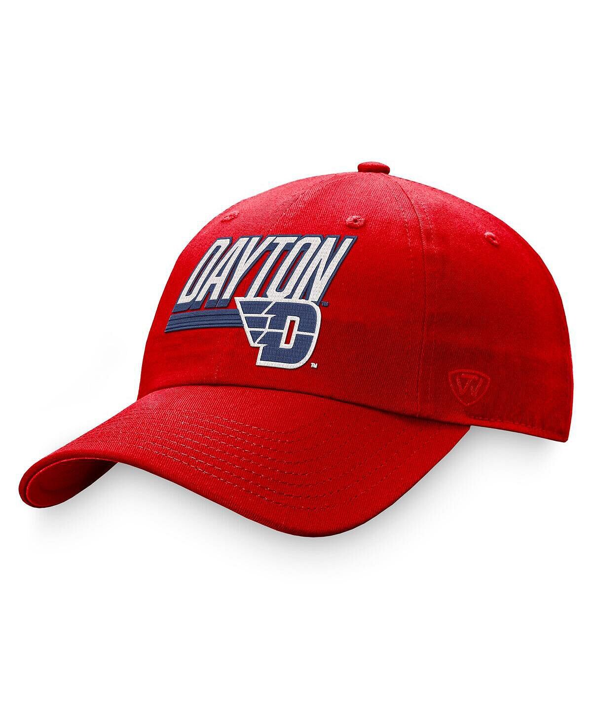 

Мужская красная регулируемая кепка Dayton Flyers Slice Top of the World