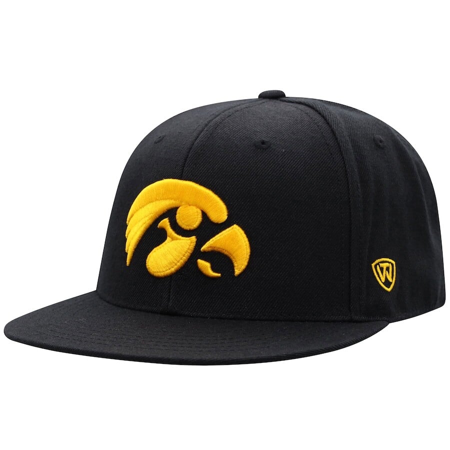 

Бейсболка Top of the World Iowa Hawkeyes, черный